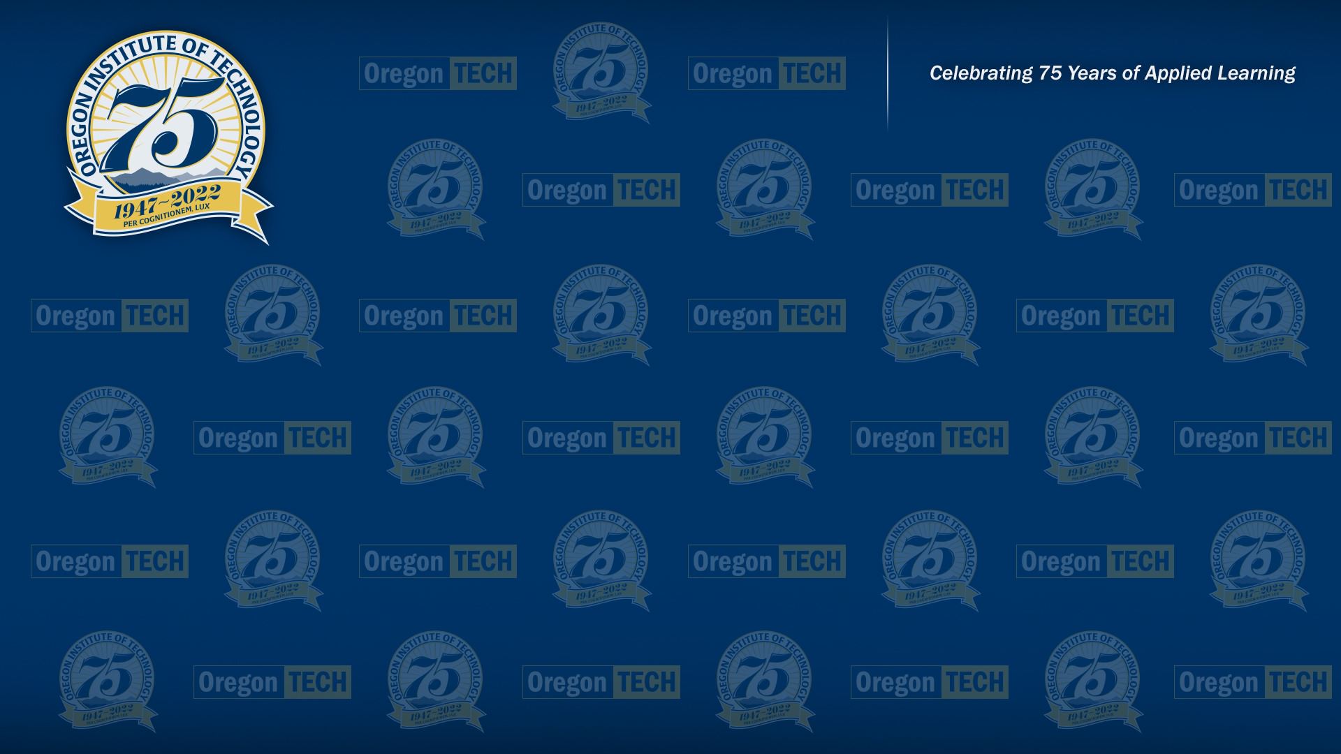 1920x1080 Oregon Tech 75 Year Pattern