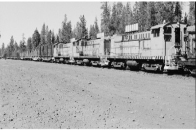 Logging Railroad engines 
